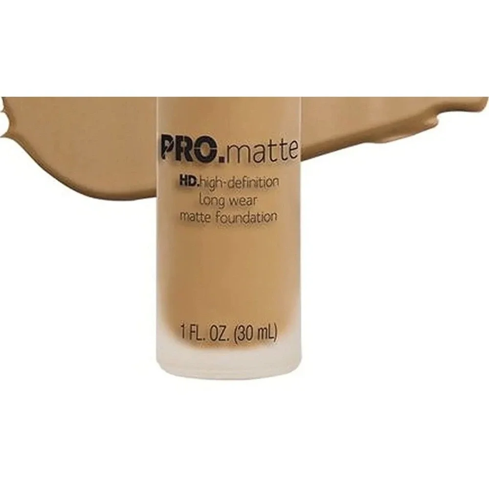 L.A. Girl Pro Matte High Def Liquid Foundation Makeup - Light Tan GLM676